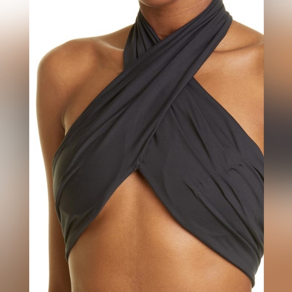 Crossover Halter neck Swimsuit LAQUAN SMITH - Picture 2 of 4